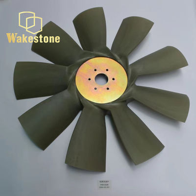 C-A-T330B piezas de repuesto de excavadoras Cuchillas de ventilador 9 cuchillas 6 orificios para enfriamiento del motor