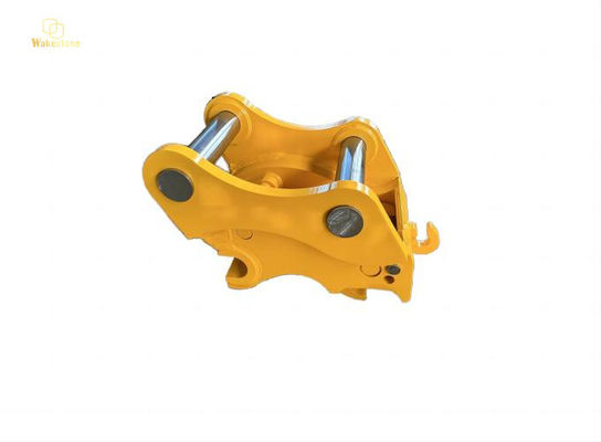 Acoplador rápido del tirón rápido hidráulico resistente para el color amarillo del excavador 420kg